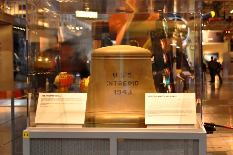 The Intrepid's bell.