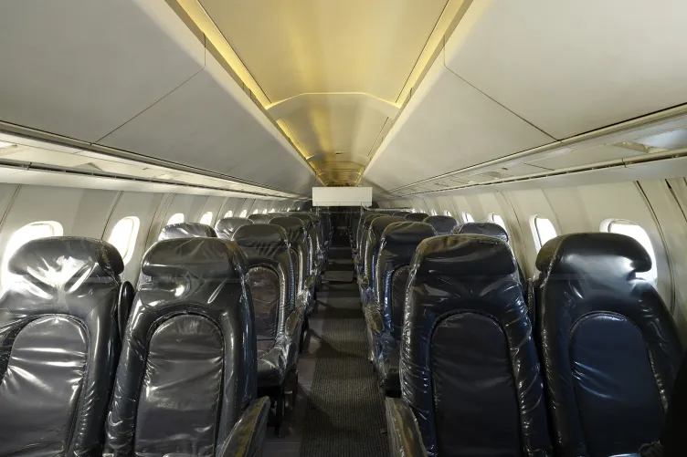 Seats in the British Airways Concorde