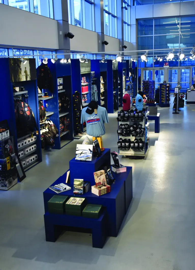 Museum store where visitors can purchase toys, gifts and souvenirs