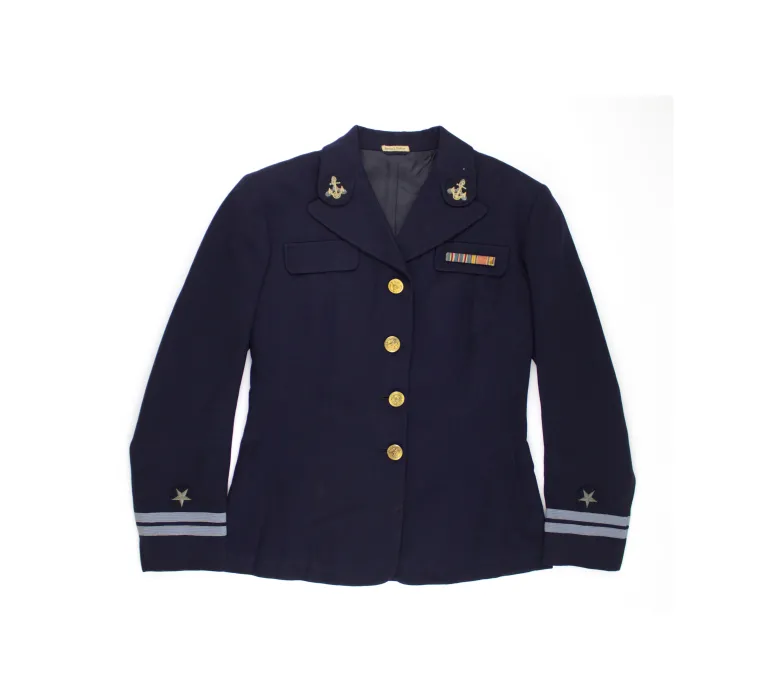 Image of a Waves Officer's Blue Uniform Jacket