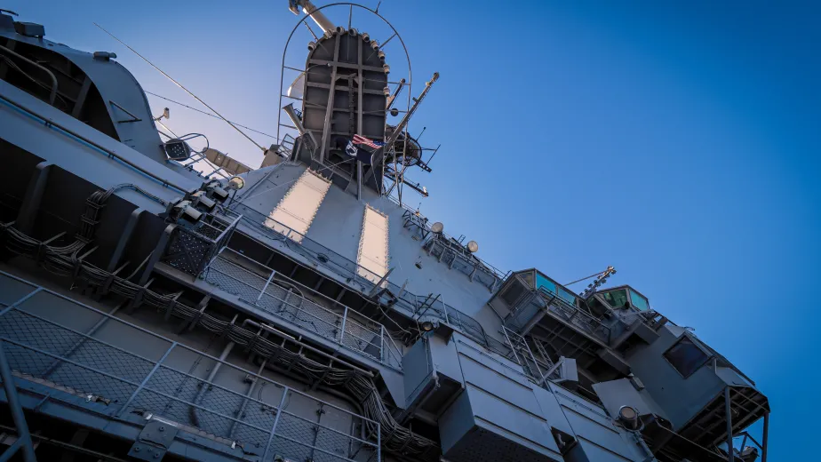 Image of the Island in the Flight Deck