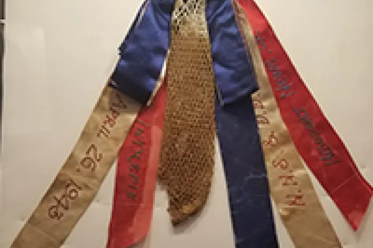 ribbon during exhibition