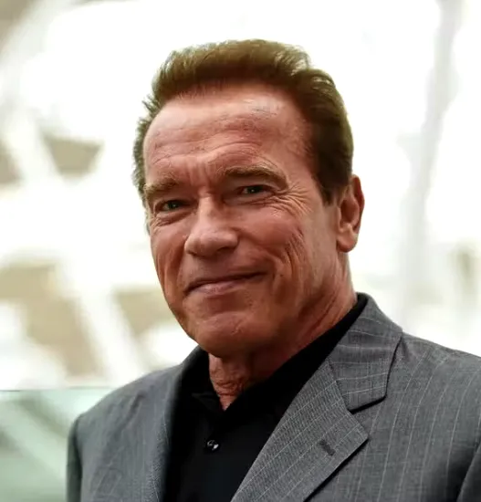 A picture of the former governor of California Arnold Schwarzenegger