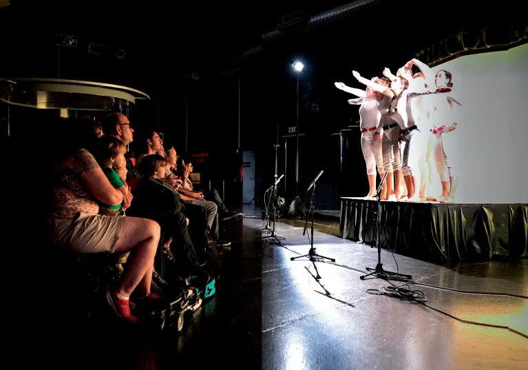 Image of a group performing on stage