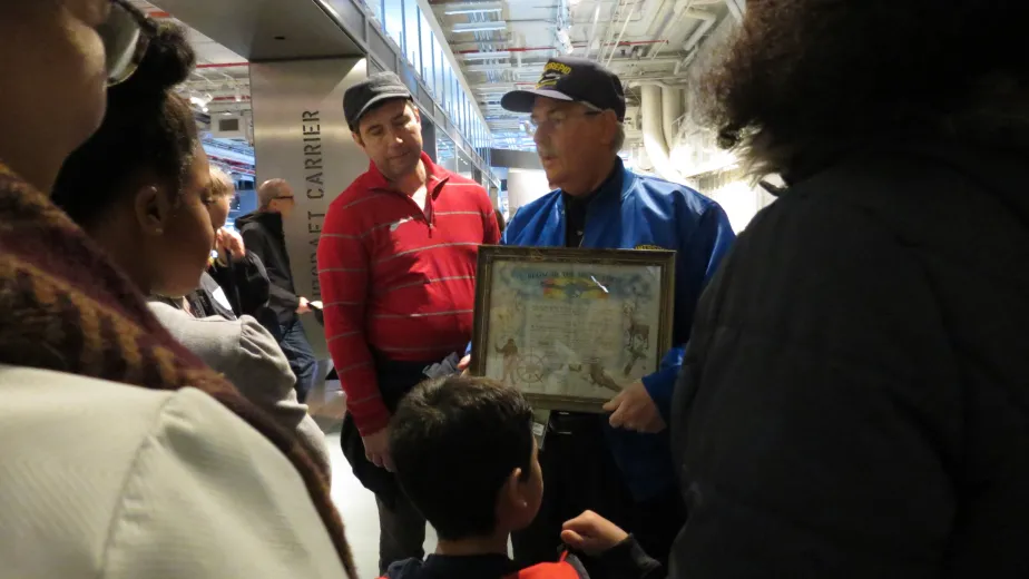 A guided tour aboard Intrepid